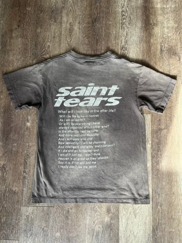 Saint Michael Denim Tears T Shirt